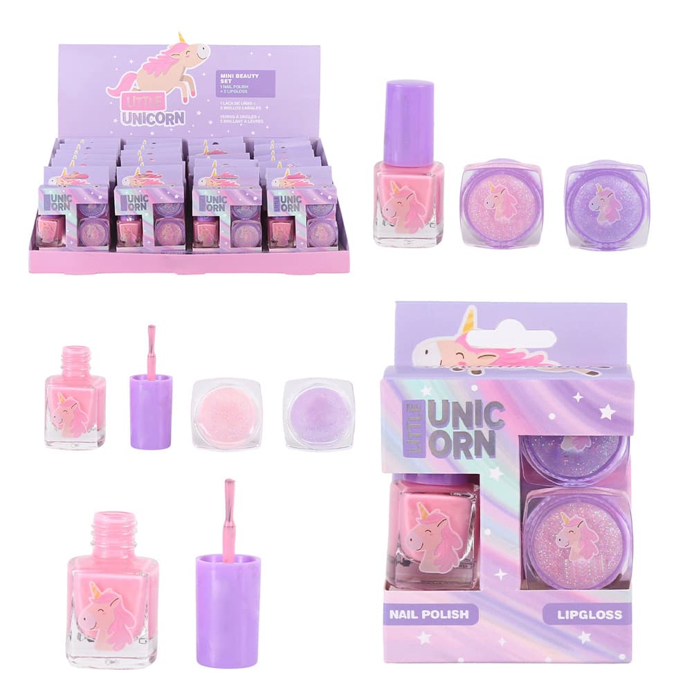 Cross-Border Diamond Glitter Micro-Shimmer Tweed Powder Nail Art Decorations Glitter Nail Polish Lip Gloss Set Nail Polish Export Matte