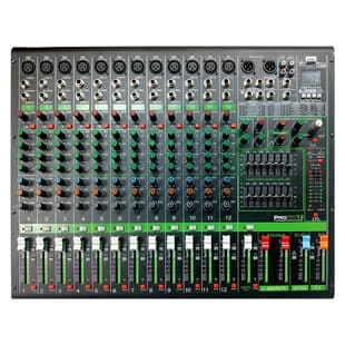 LAIKESI Professional 12/16/24-Channel Mixer with 99 DSP, Bluetooth, Stage, Wedding, KTV, Mixer