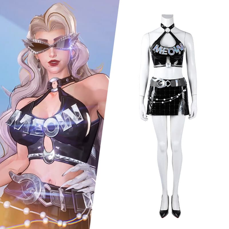 Marvel Fighting Black Cat Urban Claws cosplay suit game same style female Halloween performance suit 5882