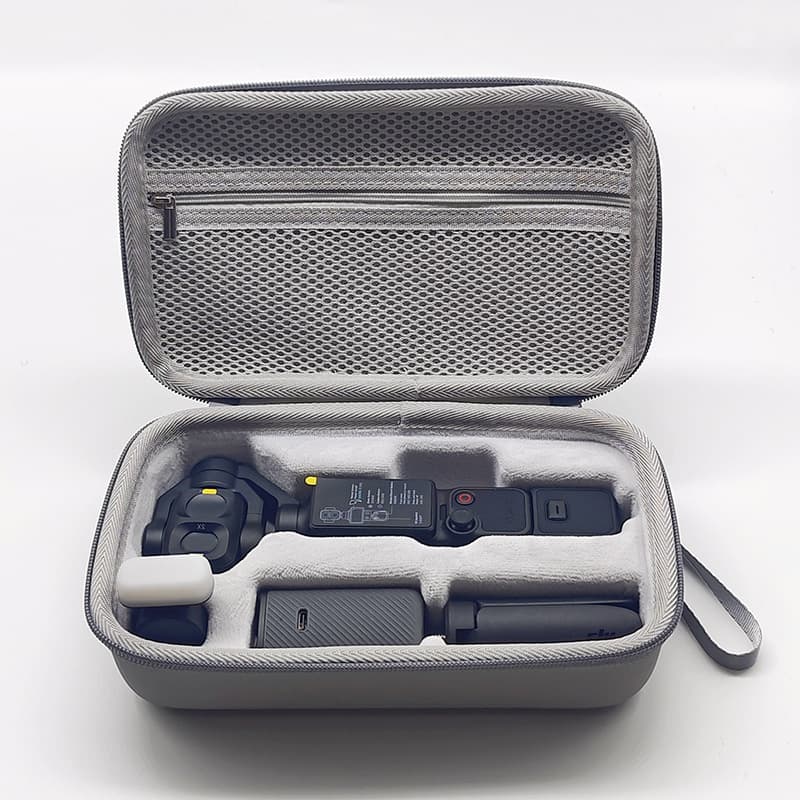 Compatible with DJI Osmo Pocket 4 Pro Extended Battery Kit EVA Storage Bag Hard Shell Shockproof Portable Camera Bag