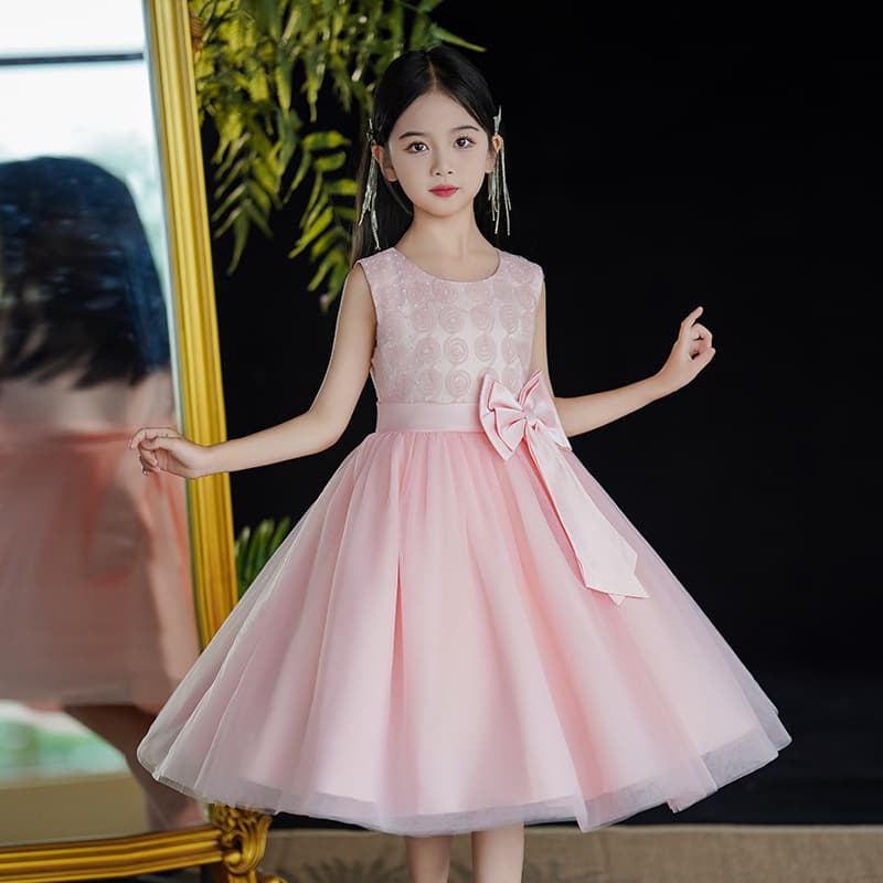 Children's Dress Princess Dress Accessible Luxury Girl Dress Classy Flower Girl Wedding Piano Performance Dress Birthday Evening Dress