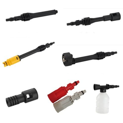 High-Pressure Lithium Battery Car Wash Gun Butterfly Socket Series Foam Cannon Duckbill Nozzle Extension Rod Shockingly Low Price