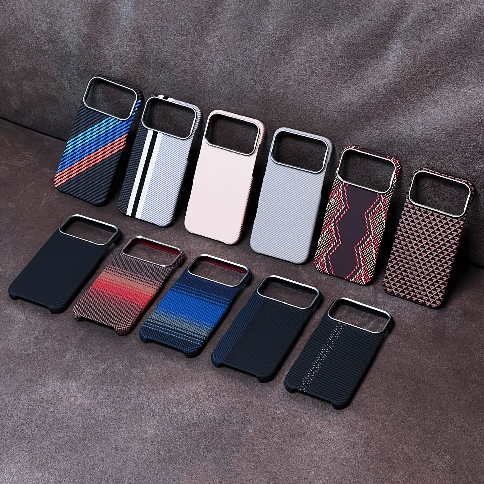 17Air Aramid Fiber Texture Compatible with iPhone 17 Pro Ultra-Thin Phone Case Apple 17 Pro Max Aramid Fiber Texture