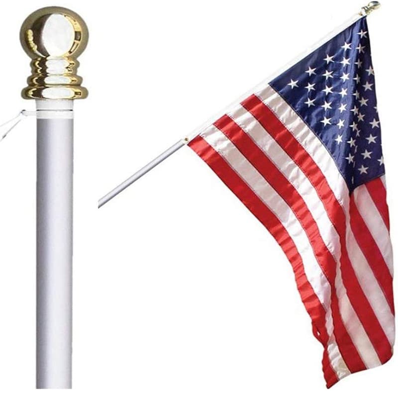 Flagpole manufacturer 150cm2 section rotating flagpole stainless steel flagpole beach flagpole base accessories