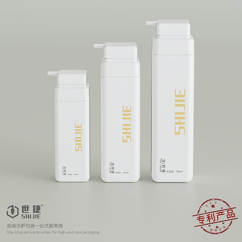 Daily chemical packaging bottle customization 300ml500ml750ml shower gel bottle shampoo conditioner PE bottle customization