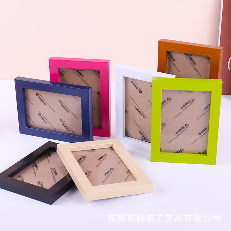 Nordic creative photo frame 57810 inch A4 modern simple wall hanging custom combination single frame picture frame creative design