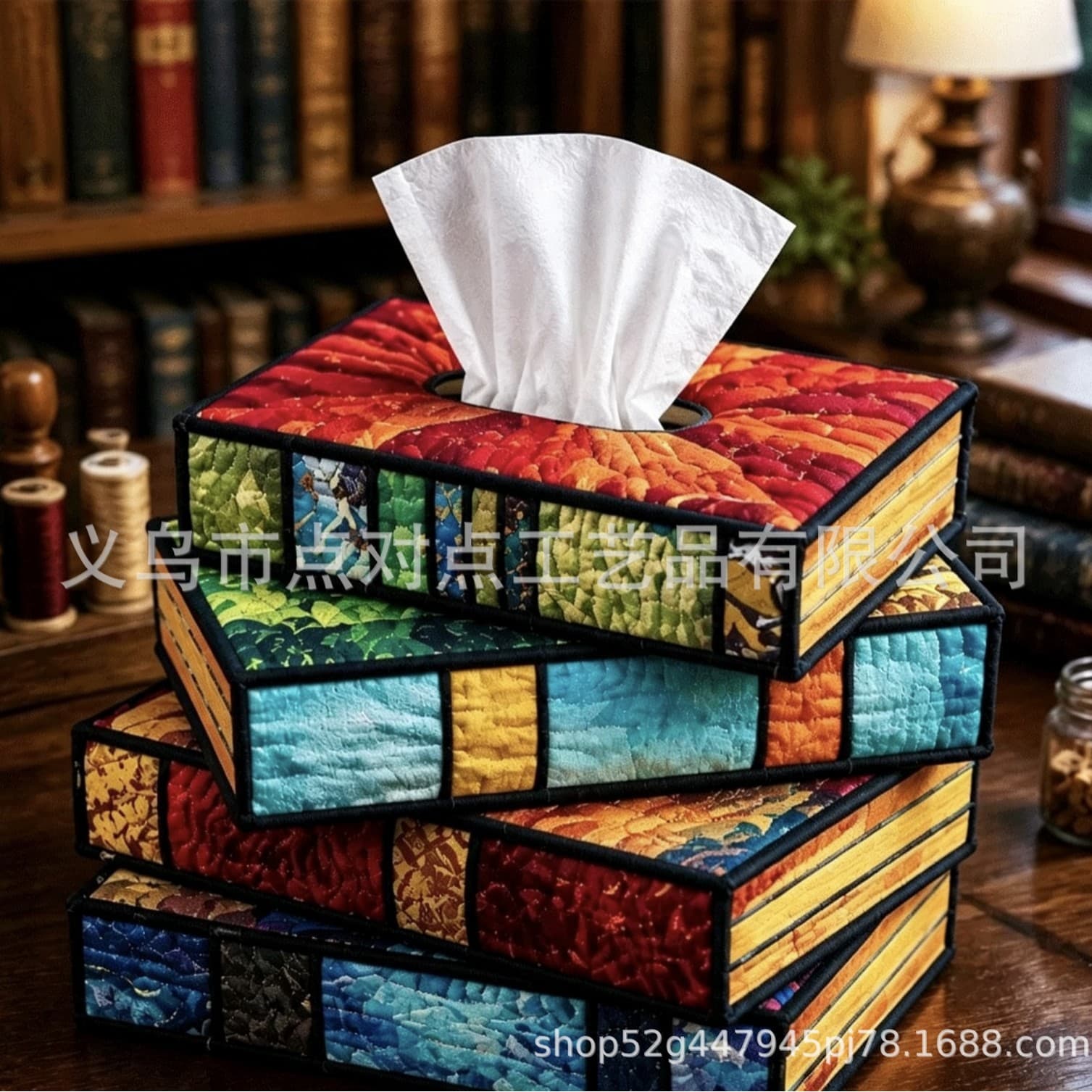 Cross-border Modular Book Tissue Box DIY Sewing Kit