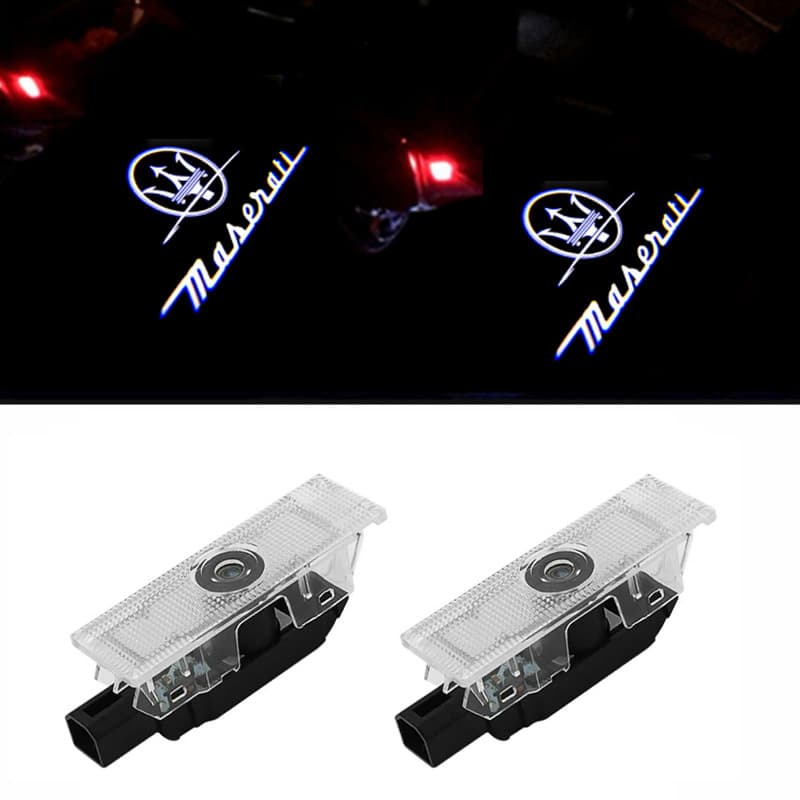 Suitable for Maserati welcome light, Ghibli Levante Quattroporte, ambient laser door projector light
