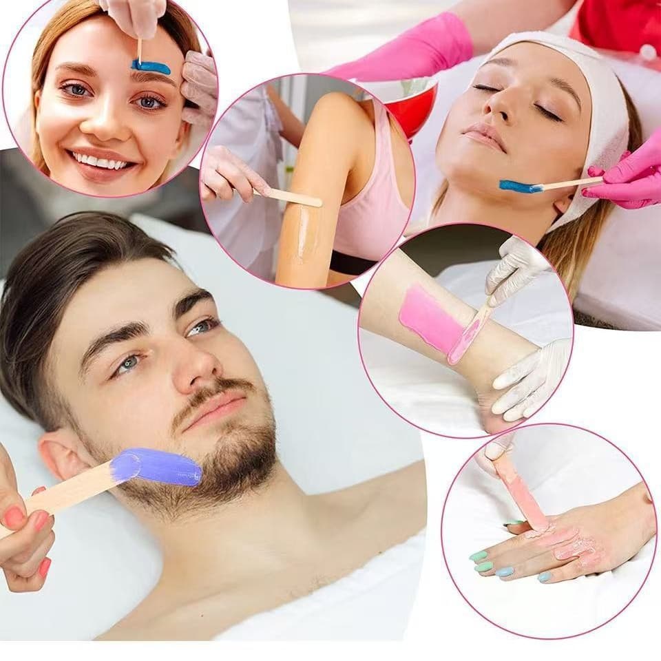 Cross-border New Hair Removal Wax Warmer Wax Bean Wax Therapy Machine Melting Pot Honey Wax Silicone Mini Non-stick Wax Melter