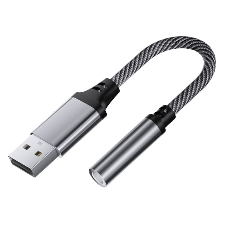Cross-border wholesale audio cable OTG adapter digital audio headphone cable converter for phone live streaming tablet