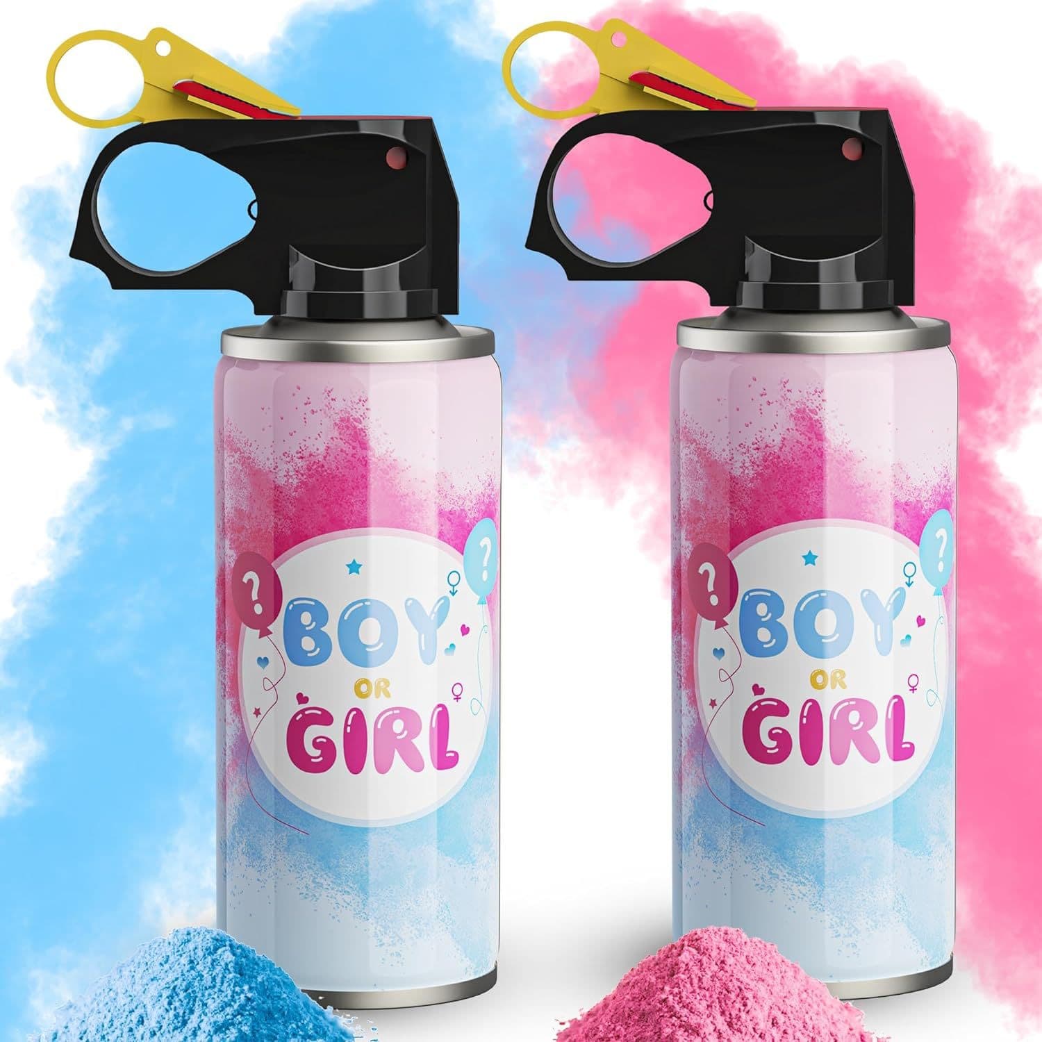 New 260ml Color Spray Powder Spray Cornstarch Gender Reveal Party Atmosphere Props Colorful Atmospheric Party Supplies
