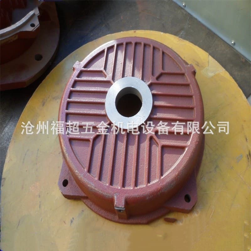 Motor end cover, flange end cover, vertical cast iron end cover, three-phase motor accessories manufacturer wholesale