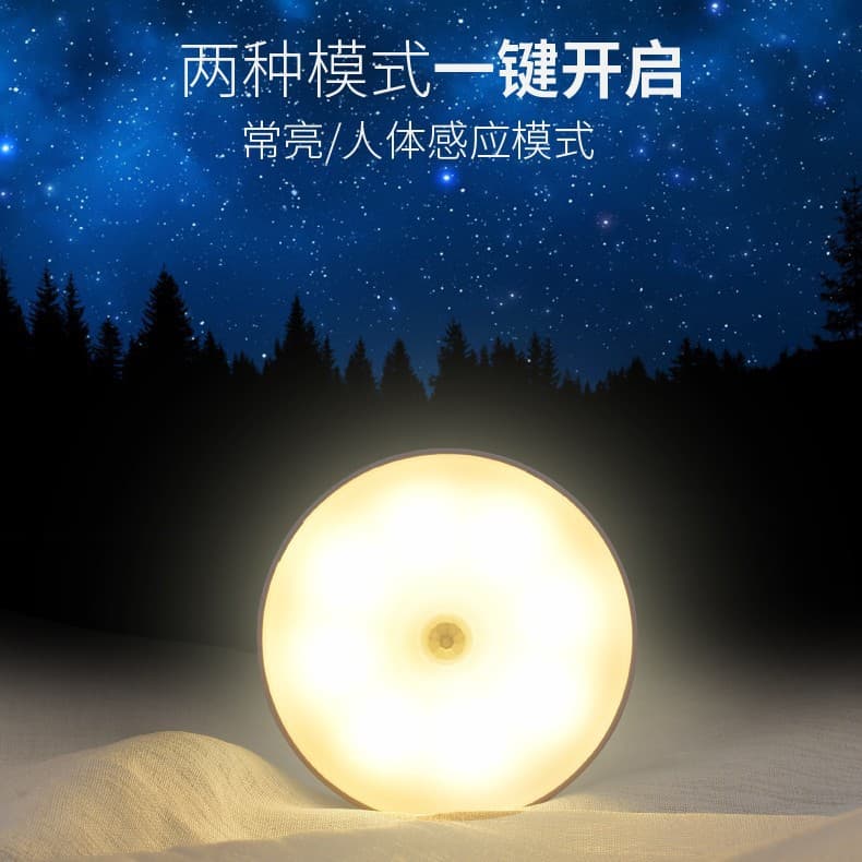Night Light for Bedroom Sleep, USB LED Table Lamp with Eye Protection, Rechargeable Student Dorm Sensor Charging Lamp