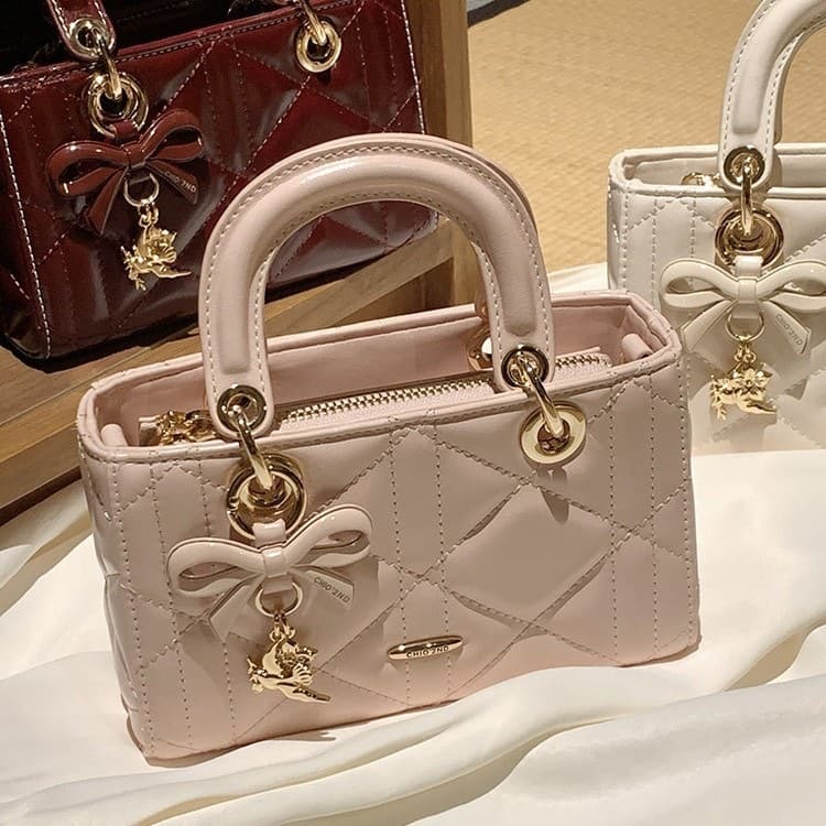Nanfeng Chio2nd birthday gift Princess Diana bag handbag women's high-end light luxury small bag single shoulder crossbody bag