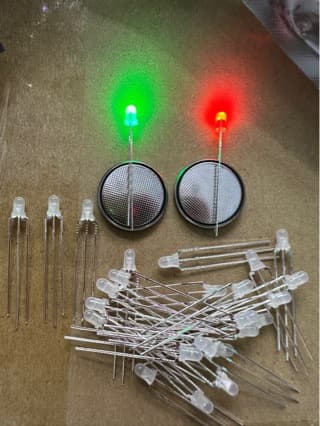 High-Quality 3mm Foggy Red Emerald Green Dual Color Common Cathode High Brightness LED Beads, 1000 pcs per pack at 39