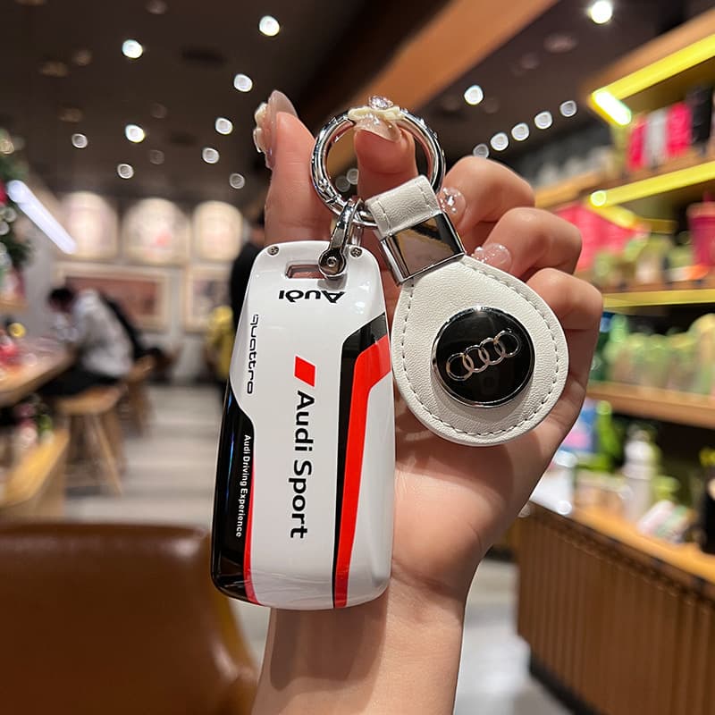 Special Audi A4L key cover Q5L car female A5 shell A6LQ2L Q3 high-end A7 A8Q7 buckle track key