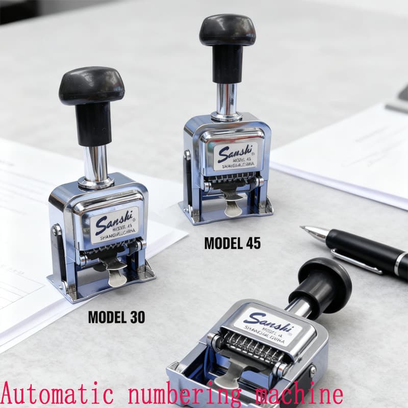 English version automatic numbering machine cross-border automatic numbering machine automatic ink filling digital seal zeroing number coding machine