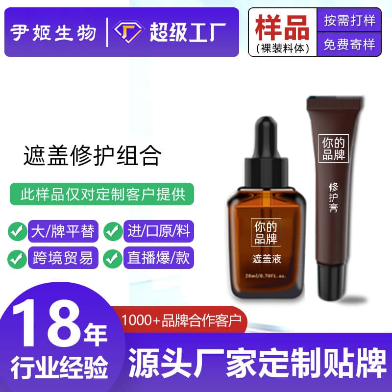 Vitiligo Cover Lotion OEM Concealer Set Private Label Waterproof Cover Cream Vitiligo Skin Tone Concealer Custom Processing