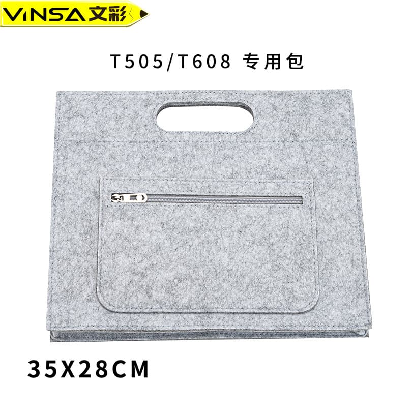 Medium Drawing Tablet Bag Matching Bag Protective Cover, Compatible with VINSA Wencai T505 T608, with Lining