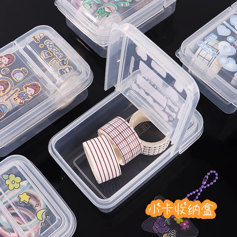 Celebrity/Idol Card Protector OPP Bag Storage Box Transparent Flip-Top Storage Box Card Protector Storage