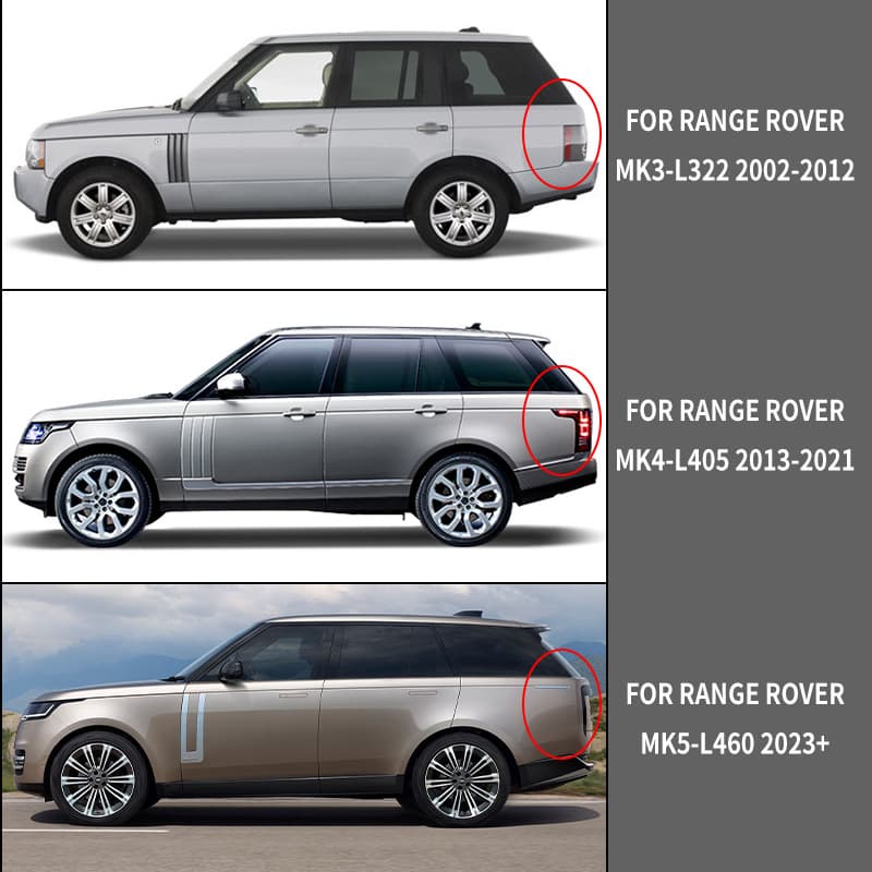 Compatible with RANGE ROVER Rear View Mirror Rain Shield