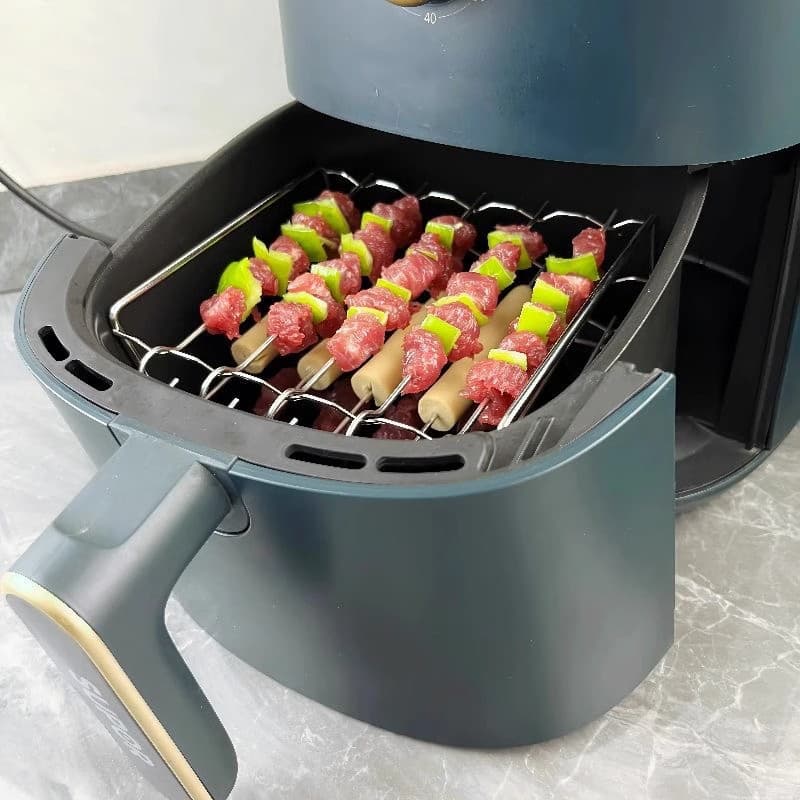 Air Fryer Universal Grill Stainless Steel Grill Skewers Oven Accessories Chopstick Holder Skewers for Home Use
