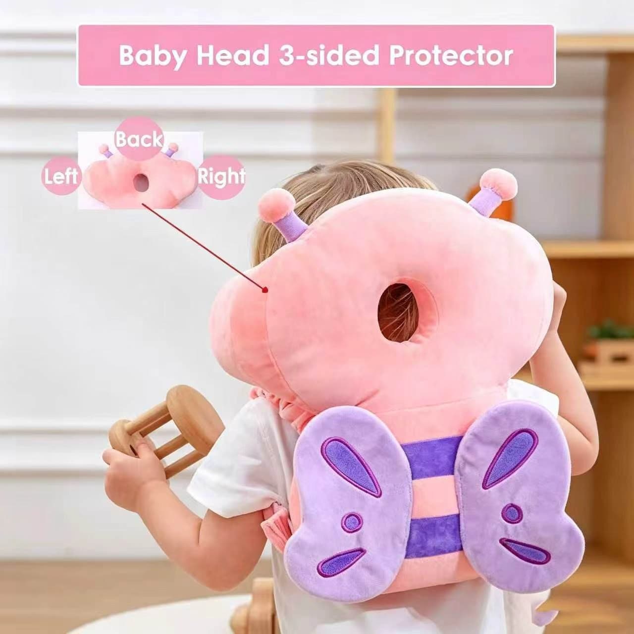 Popular baby toddler anti-fall and anti-collision protection pillow, cute cartoon baby pillow, adjustable learning to walk anti-fall pillow
