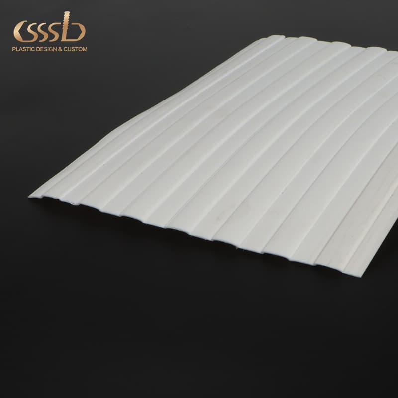 Custom PP Plastic Special-Shaped Extruded Clamping Strips, Track Strips, Shutter Processing Special-Shaped Plastic Accessories
