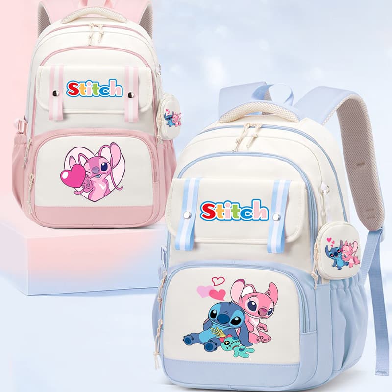 New Stitch Backpack for Teens and Students, Large Capacity, Durable, Fashionable and Cute