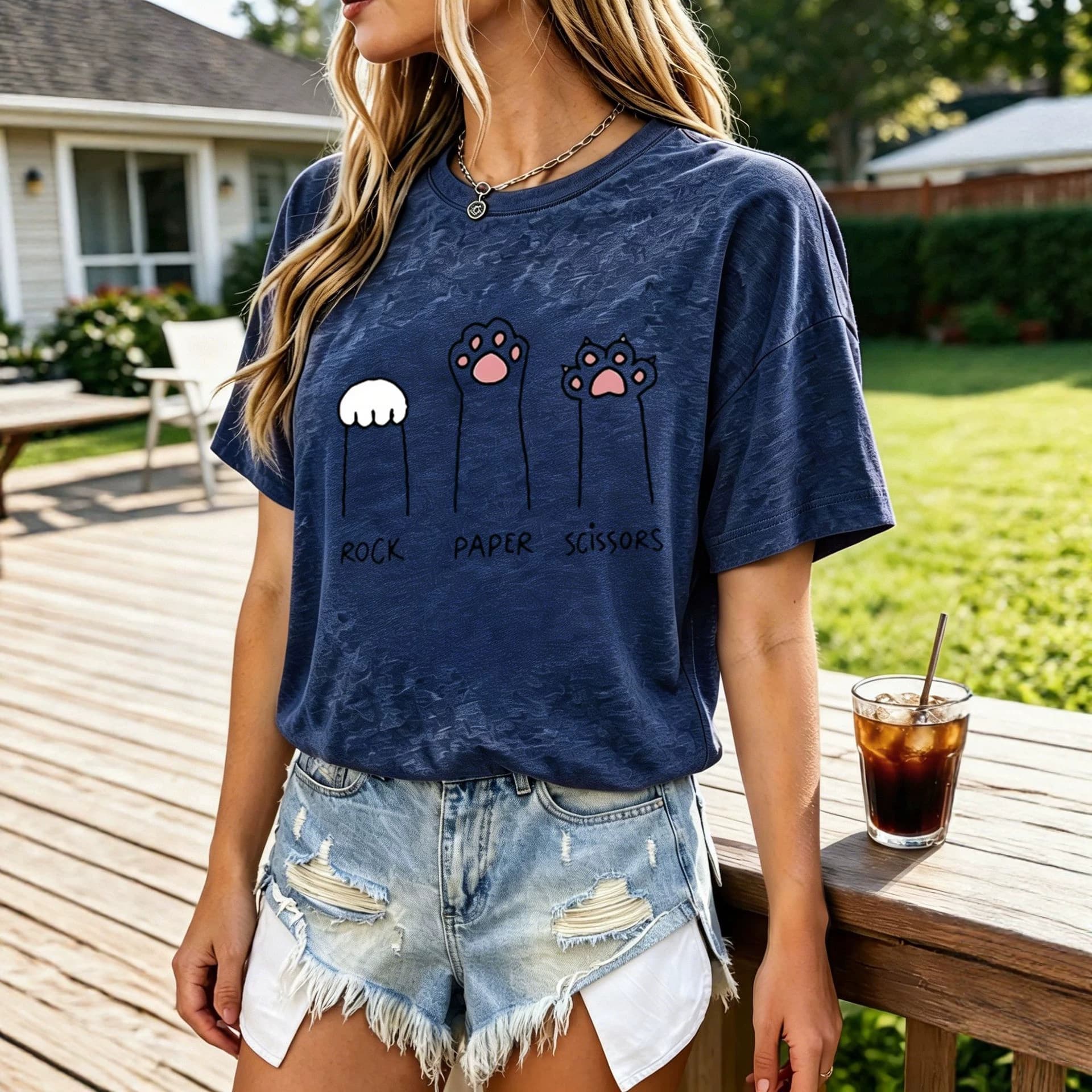 Temu Bestseller Solid Short Sleeve Women's Loose Basic Round Neck T-Shirt Cross-Border Supply