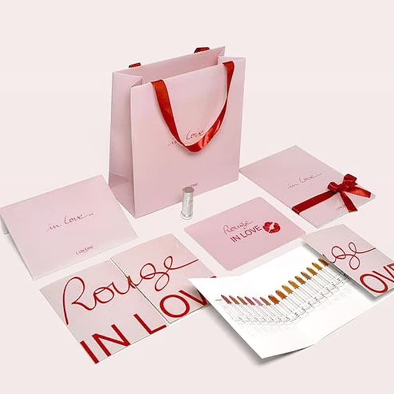 Paper bag custom bolsa de papel printed luxury gift small shopping bag with LOGO
