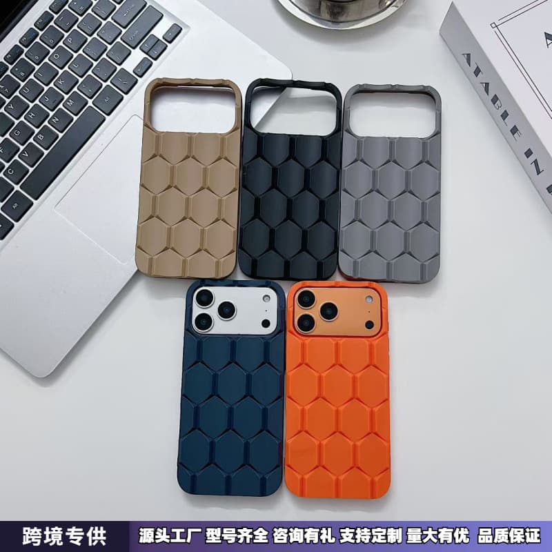 Honeycomb pattern diamond grid suitable for iphone11/12/13/14/15/16/17promax mobile phone case cover