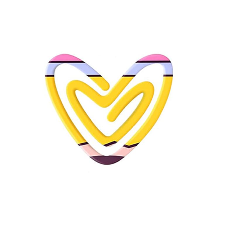 Cross-border creative acrylic paper clip bookmark DIY paper clip notebook folder card holder gift holder pendant