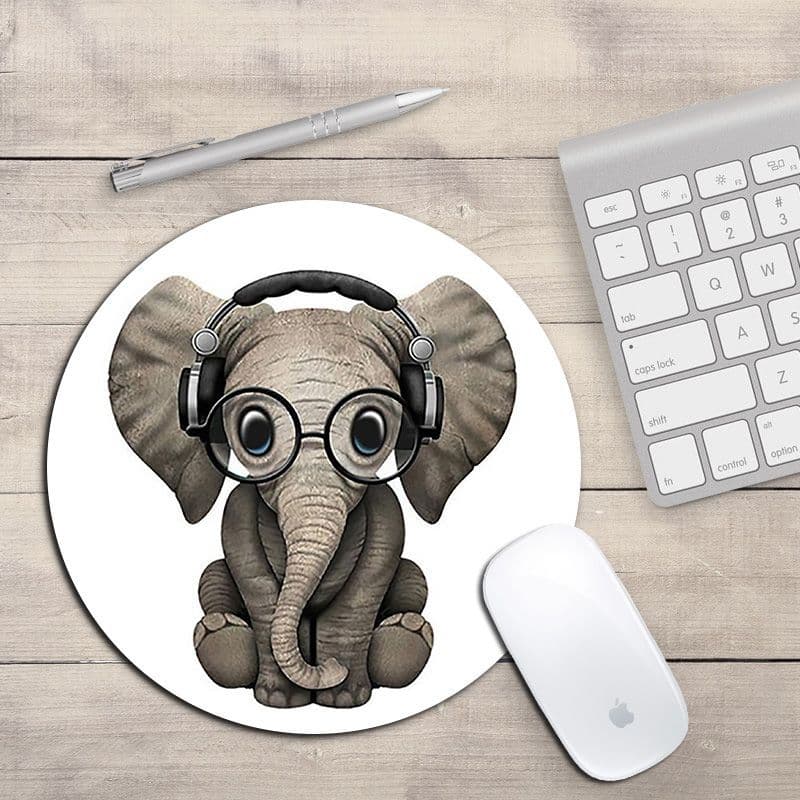 Wholesale Rubber Mouse Pad Flat Smooth Desk Pad Office Study Pad Gaming Manufacturer Supply Wrist Support Style