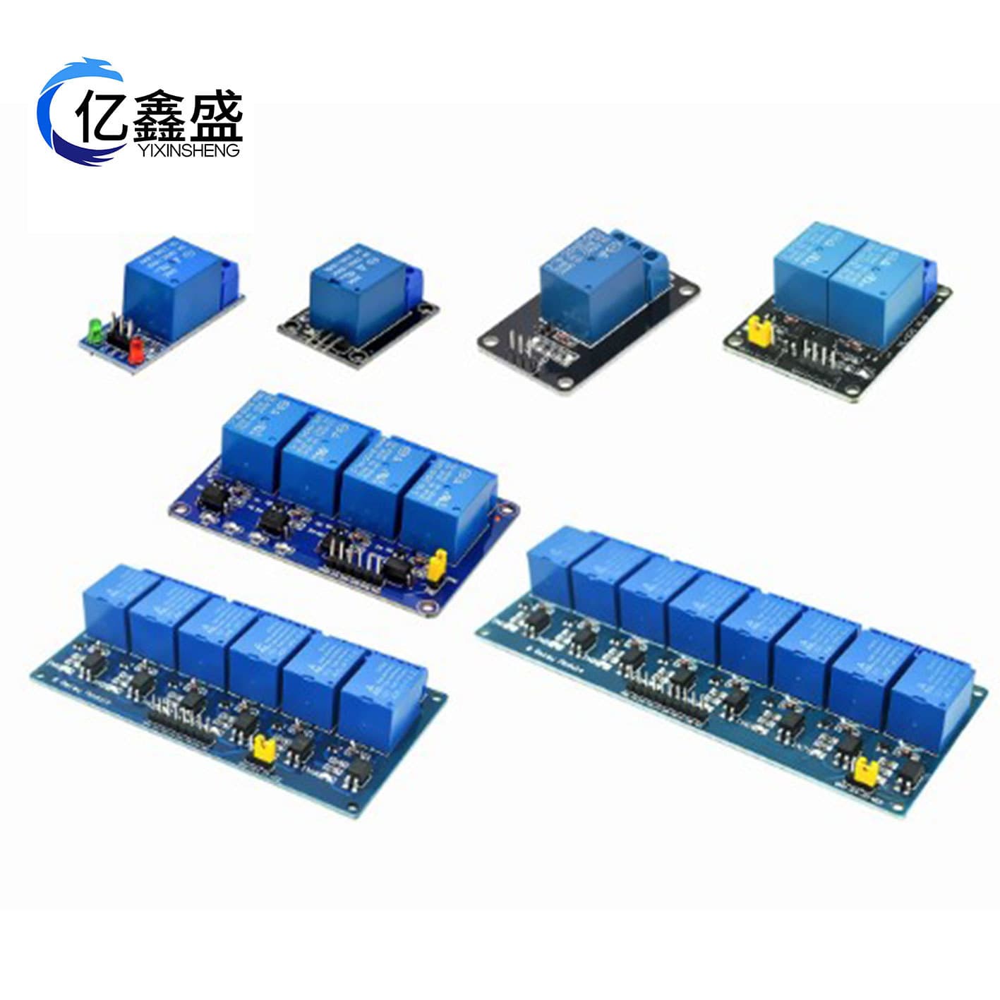 5V 1/2/4/6/8 Channel Relay Module Optocoupler Supports High and Low Level Trigger