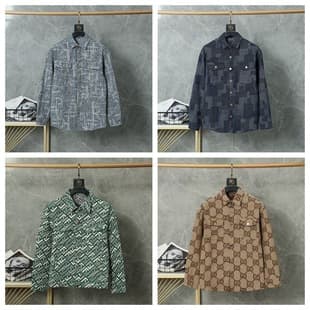 Cross-border 25 Spring/Autumn Denim Jacket Men Washed Trendy Workwear Jacket American High-Street Cool Denim Coat