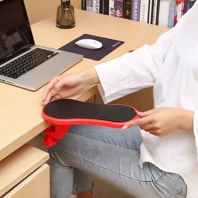 Computer desktop hand rest mouse pad wrist support wrist pad arm bracket arm elbow extension elbow bracket
