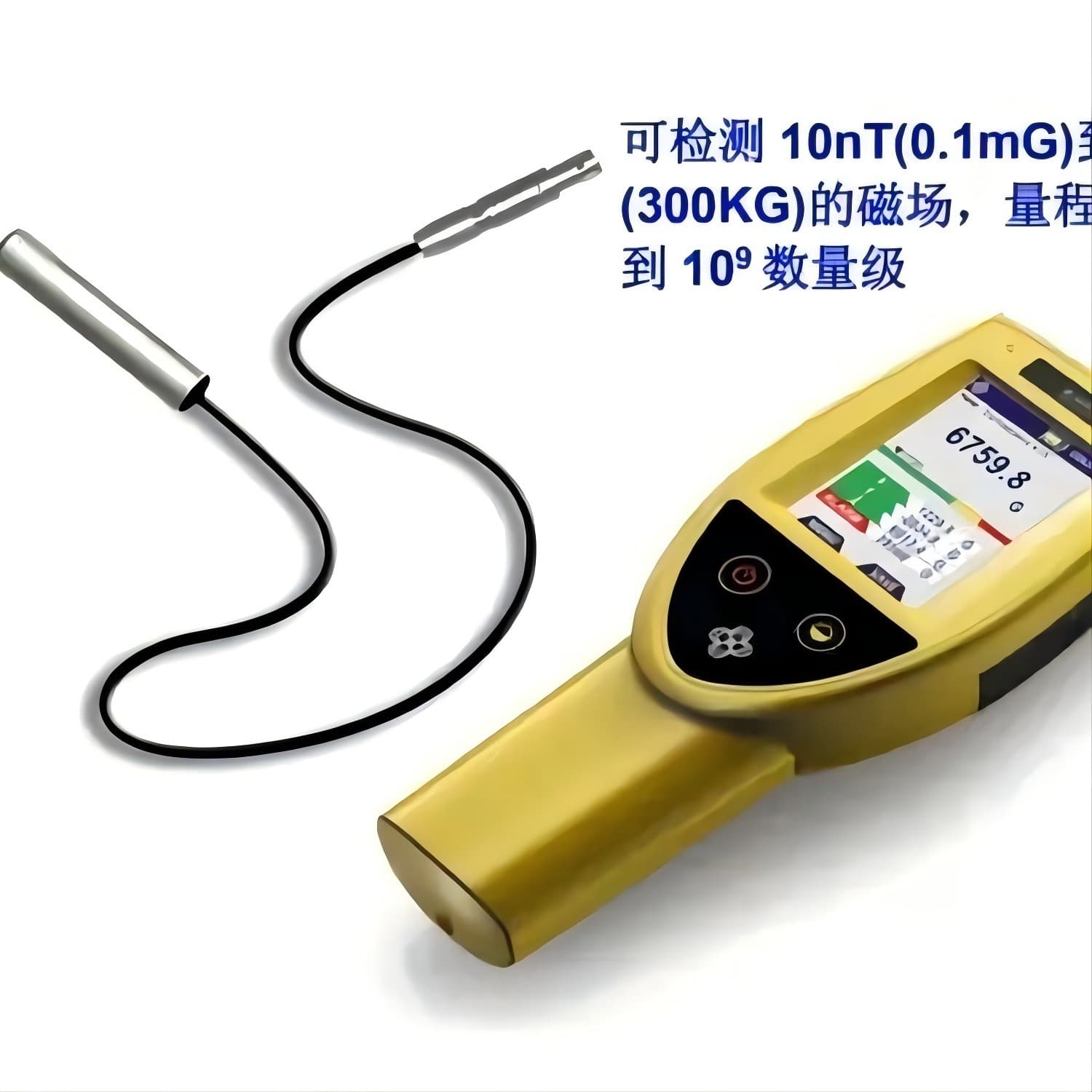 German COLIYG G93 handheld 3D gauss meter 3.0T portable 3D magnetic field strength tester.