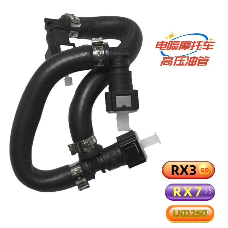 Recadi RX3/RX7/LKD250-5 Oil Pipe Longjia 300 Motorcycle Fuel High-Pressure Oil Pipe Assembly