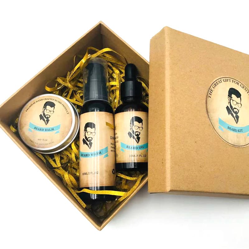 Cross-border men's facial and beard care set, moisturizing beard kit Beard KIt