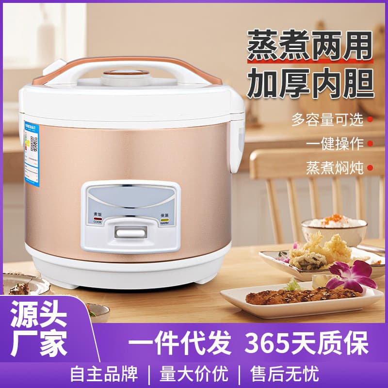 5L Mini Multi-functional Rice Cooker for 3-4 People, Single-Use Smart Non-Stick Kitchen Appliance