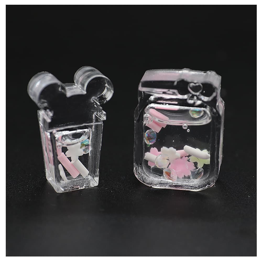 Quicksand Bottle Glue Silicone Abrasive Handmade Liquid Resin Mold Mickey Head Style Quicksand Crystal Glue