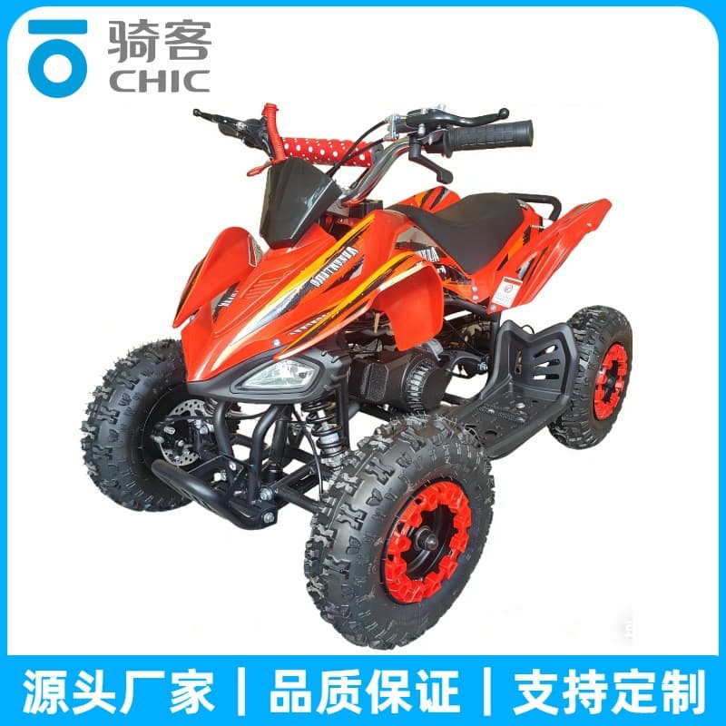 Cross-border Export 49cc Gasoline Sand Cart All-Terrain Vehicle Four-Wheel Off-Road Motorcycle ATV Factory Wholesale to Africa