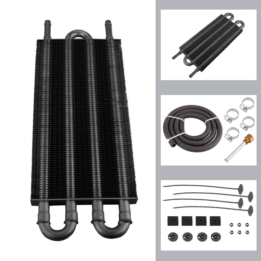Universal Car Modification Air Conditioning Tube Belt Condenser Transmission Cooler 4 Row 6 Row 8 Row Oil Cooler