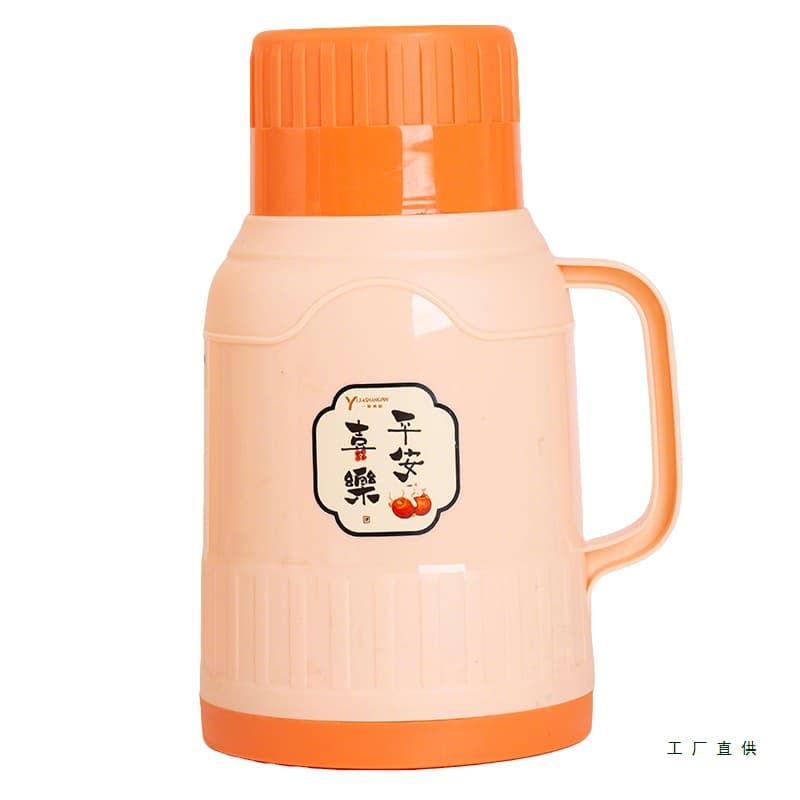 Insulated Hot Water Kettle, Small Thermos for Home, Mini Portable Kettle, Old-Fashioned Glass Liner Hot Water Bottle
