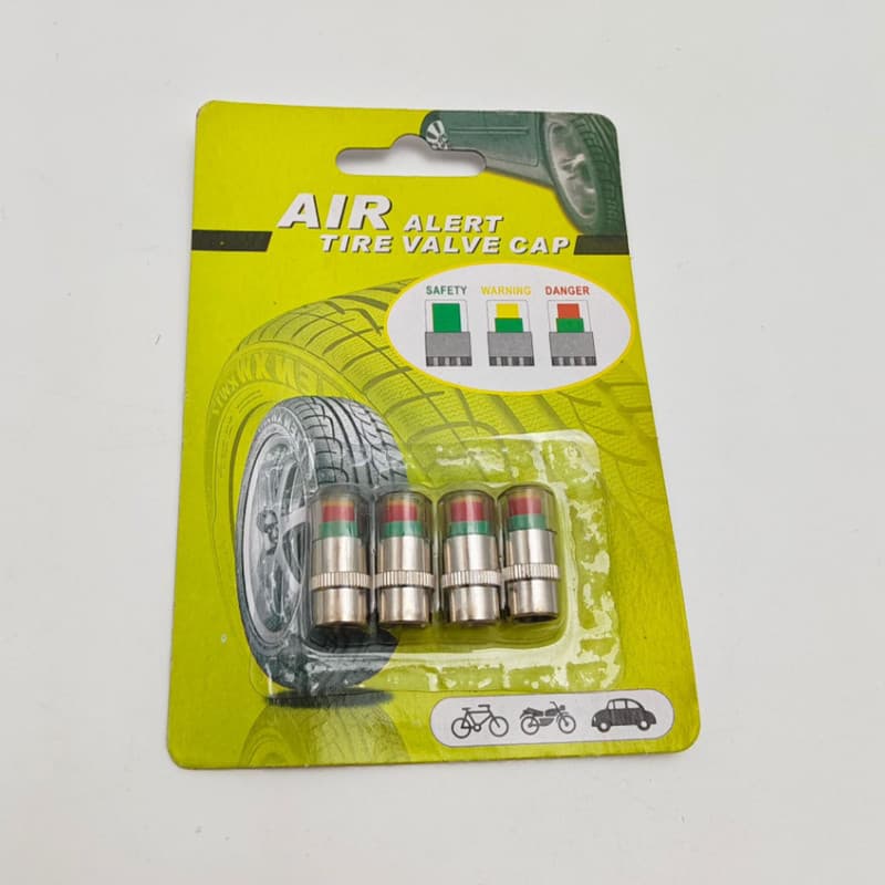 4-Pack Cross-border Tire Pressure Monitoring Caps with Pressure Alert and Detection