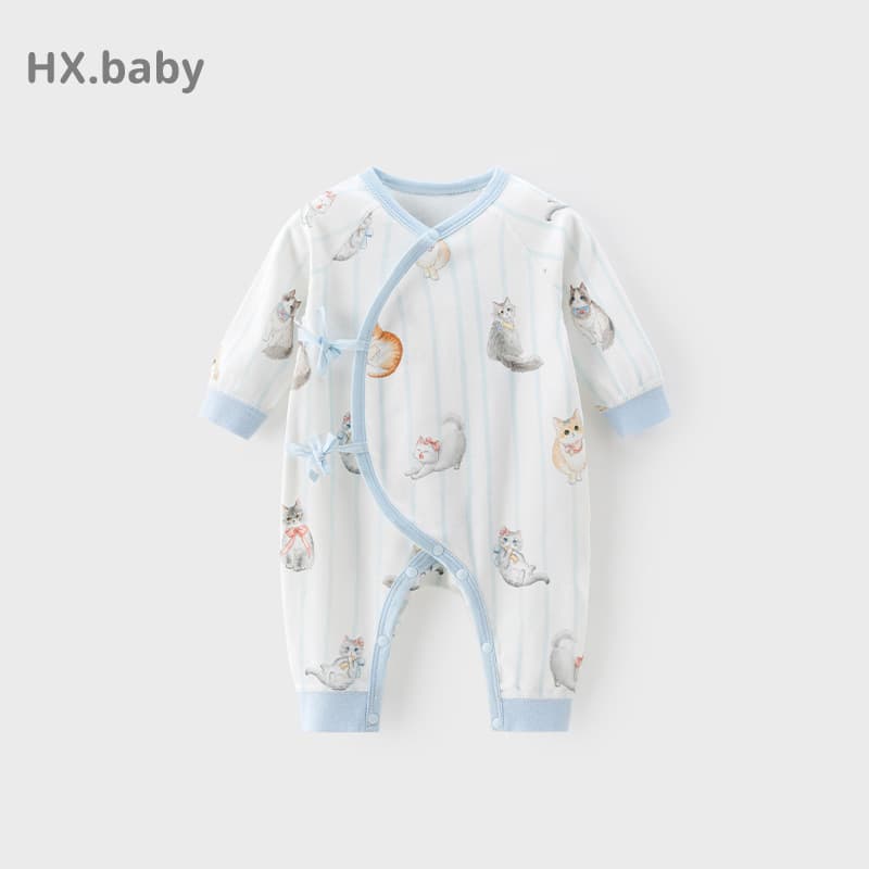 Newborn Butterfly Gown Baby Autumn Winter Pure Cotton Butterfly Sleep Gown Romper Infant Monk Robe Newborn Baby Clothes