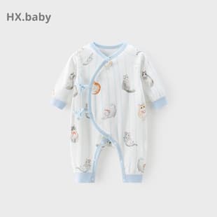 Newborn Butterfly Suit Baby Autumn Winter Pure Cotton Butterfly Romper Baby Monk Suit Newborn Baby Clothes