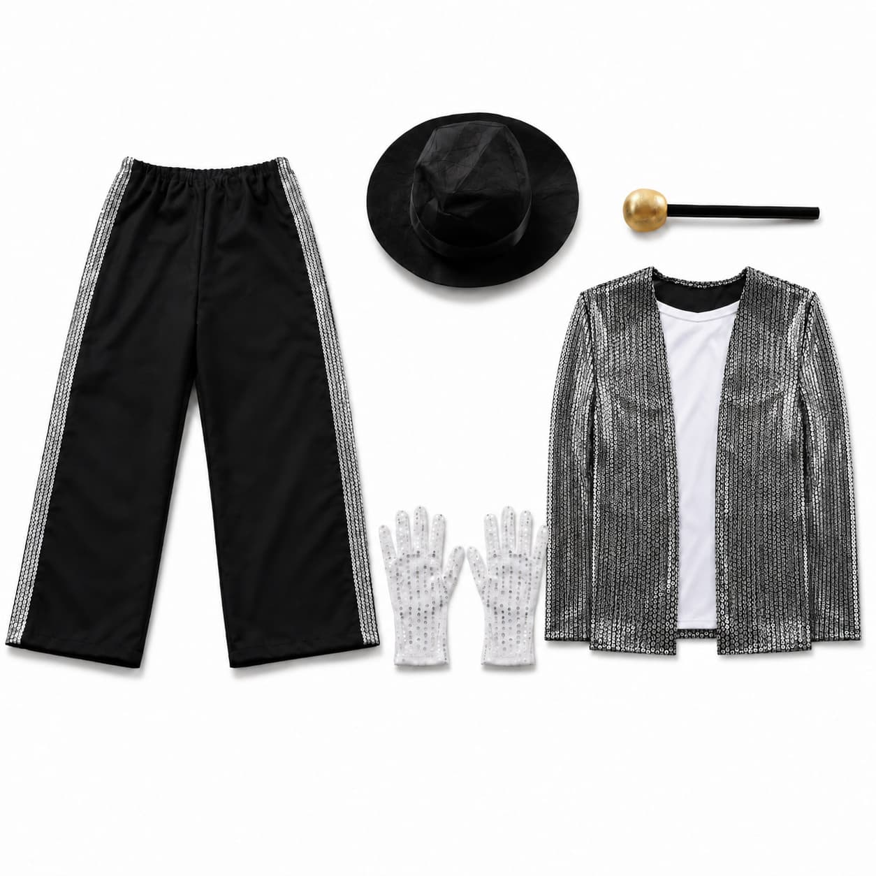 Halloween Costume Children's Day Star Performance Costume Cos Jackson Image Suit Activity Performance Costume