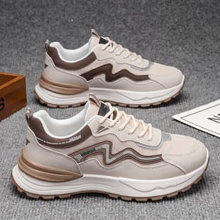 Fashion Versatile Trendy Men's Summer 2026 New Casual Sports Shoes Wear-Resistant Low-Top Running Shoes Men's Shoes